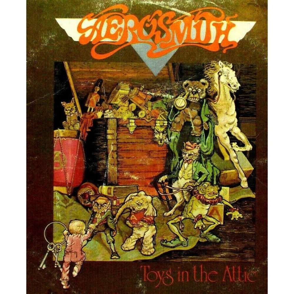 AEROSMITH "Toys In The Attic" Vinyl LP - 1975 Columbia (P3)
